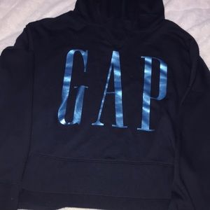 GAP cropped hooded sweatshirt